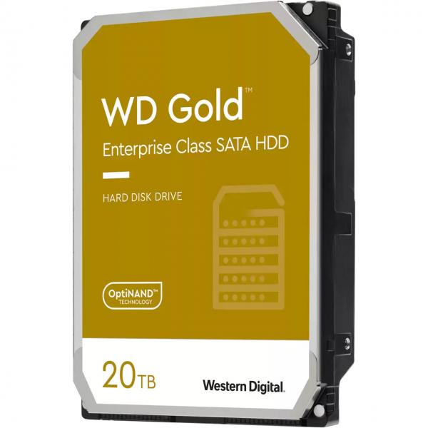 WESTERN DIGITAL HDD GOLD 20TB 3,5 SATA 6GB/S 7200RPM BUFFER 512MB [WD202KRYZ]