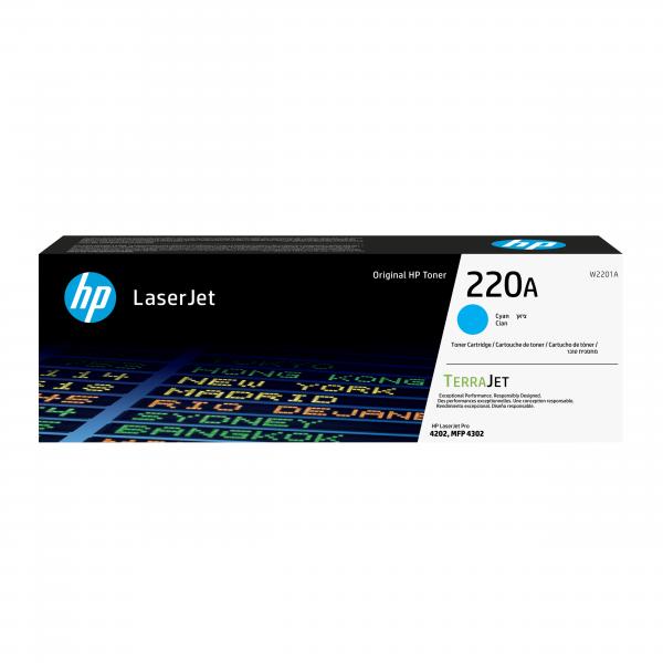 HP TONER 220A, CIANO, TERRAJET, LJ PRO 4202, 4302, 4303, 1.800 PAG [W2201A]