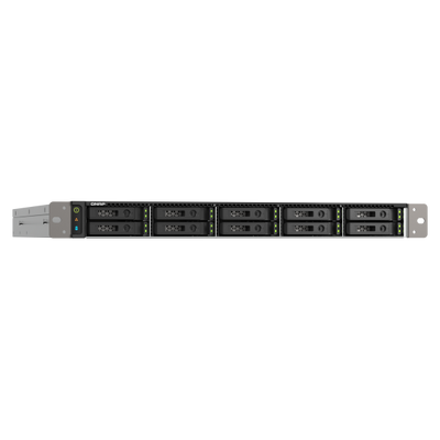 QNAP TS-h1090FU NAS Rack (1U) EPYC 7232P 64 GB DDR4 0 TB QuTS hero Nero, Grigio [TS-H1090FU-7232P-64G]