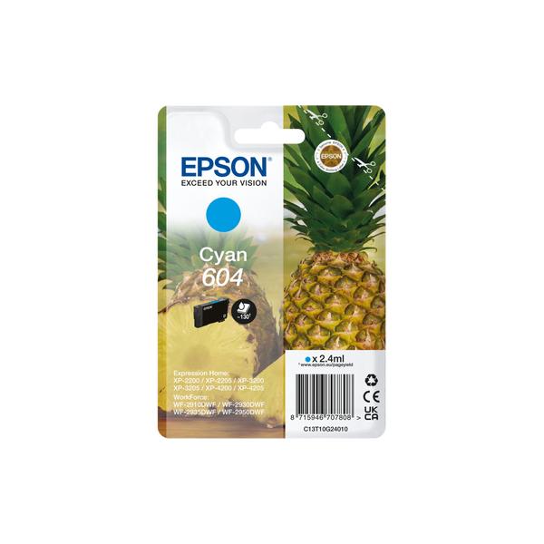 EPSON CART. INK CIANO, ANANAS 604 [C13T10G24010]