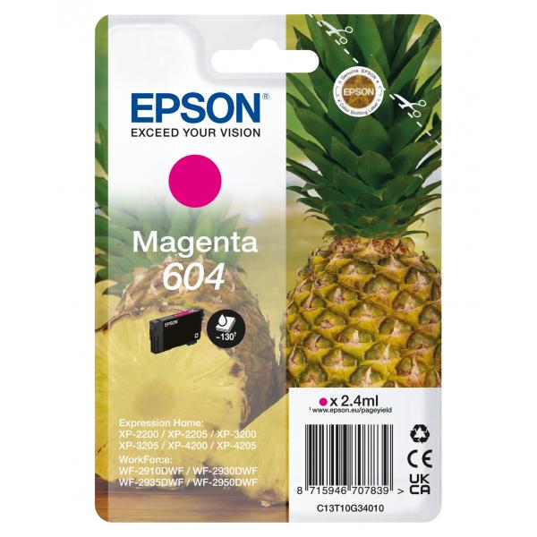 T10G34010 INK MAGENTA 604 STD [C13T10G34010]