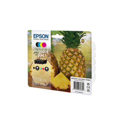 EPSON CARTUCCIA 604 MULTIPACK INKJET SERIE ANANAS 4 COLORI FORMATO STD [C13T10G64010]