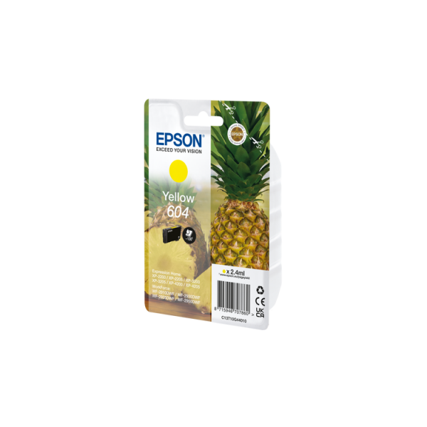 EPSON CART. INK GIALLO ANANAS 604 [C13T10G44010]