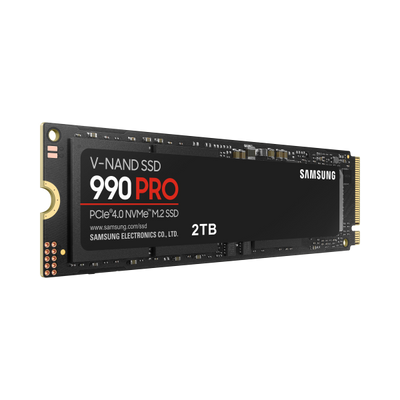 SAMSUNG SSD INTERNO 990 PRO 2TB M.2 PCI-E R/W 7400/6900 GEN 4X4 [MZ-V9P2T0BW]