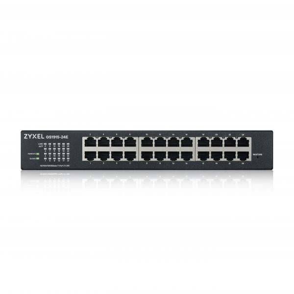Zyxel GS1915-24E Gestito L2 Gigabit Ethernet (10/100/1000) 1U Nero [GS1915-24E-EU0101F]