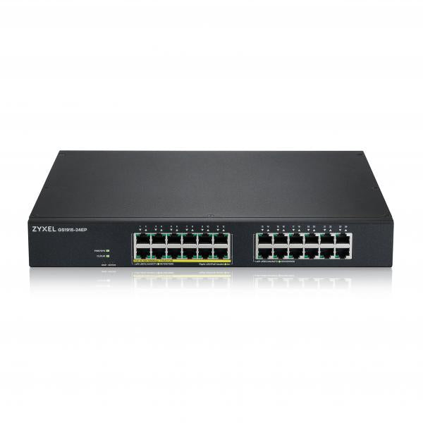 Zyxel 24-port GbE Smart Switch - 130W - NebulaFlex Cloud [GS1915-24EP-EU0101F]