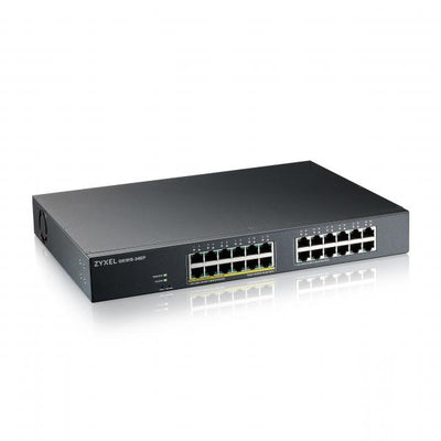 Zyxel 24-port GbE Smart Switch - 130W - NebulaFlex Cloud [GS1915-24EP-EU0101F]