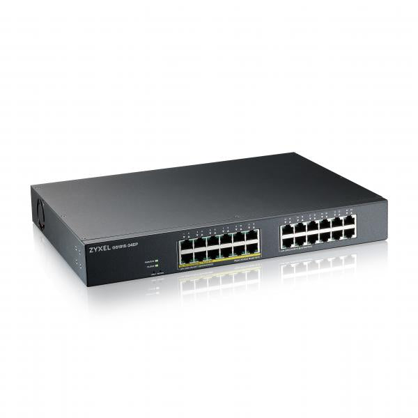 Zyxel 24-port GbE Smart Switch - 130W - NebulaFlex Cloud [GS1915-24EP-EU0101F]
