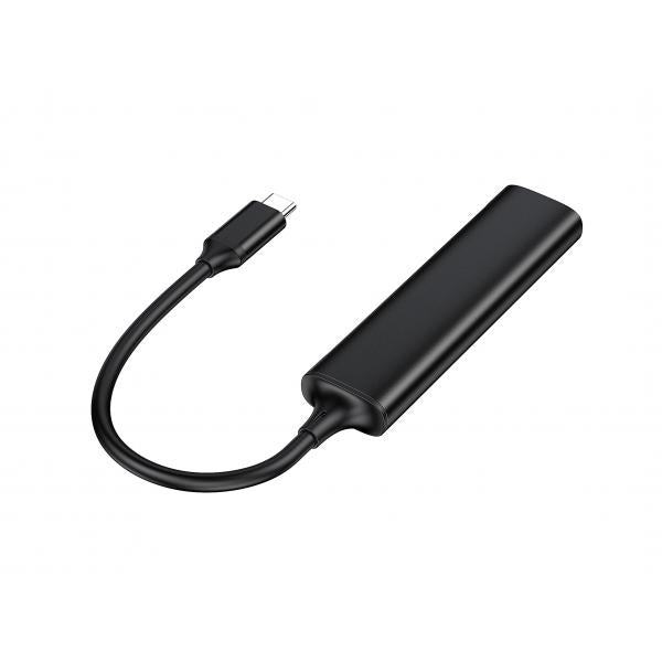 Conceptronic 4-Port USB 3.0 Hub - 2 USB-C & 2 USB-A ports - aluminum case - USB-C connector [HUBBIES12B]