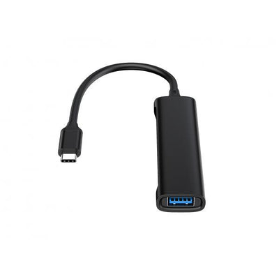 Conceptronic 4-Port USB 3.0 Hub - 2 USB-C & 2 USB-A ports - aluminum case - USB-C connector [HUBBIES12B]
