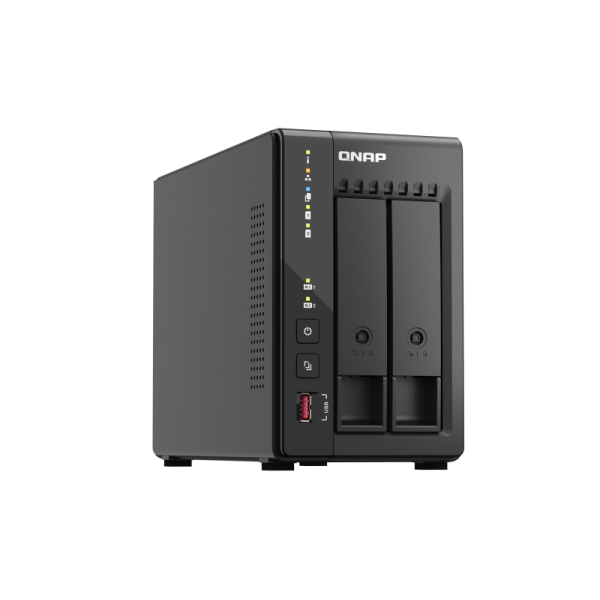 Qnap Intel Celeron J6412 NAS Tower - 2x 3.5 Inch Bays - 8GB Ram - 4GB Flash - Black [TS-253E-8G]