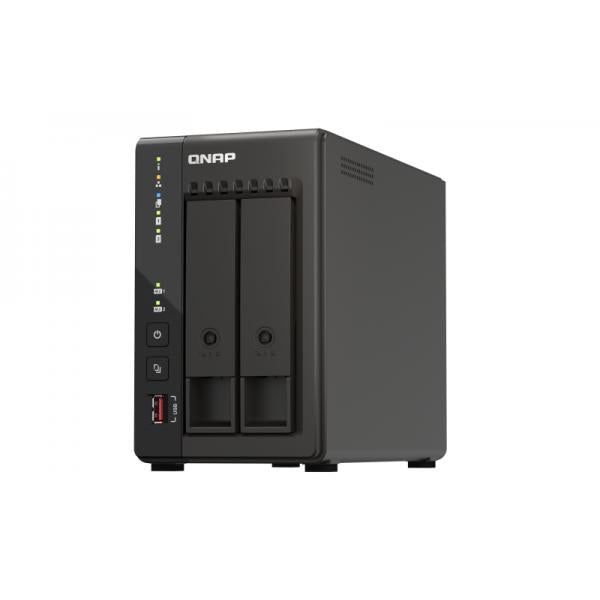 Qnap Intel Celeron J6412 NAS Tower - 2x 3.5 Inch Bays - 8GB Ram - 4GB Flash - Black [TS-253E-8G]
