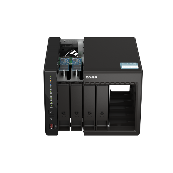 Qnap Intel Celeron J6412 NAS Tower - 4x 3.5 inch Bay - 8 GB RAM - 4GB Flash - Black [TS-453E-8G]