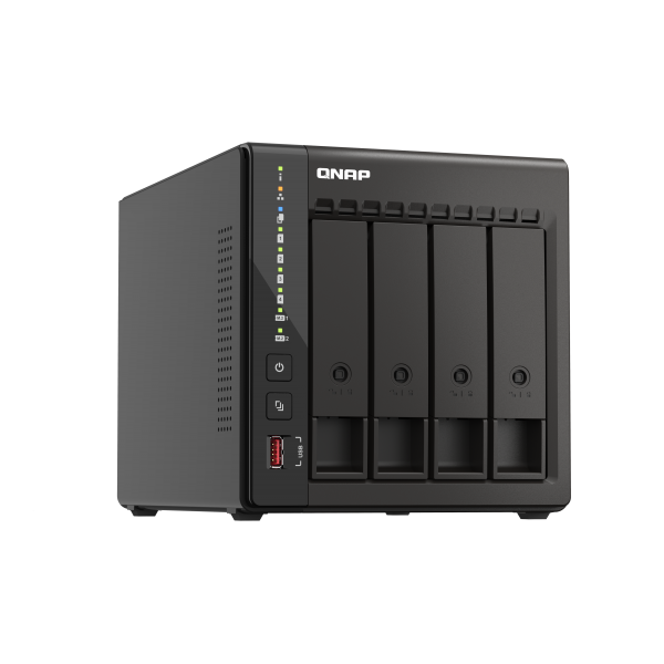 Qnap Intel Celeron J6412 NAS Tower - 4x 3.5 inch Bay - 8 GB RAM - 4GB Flash - Black [TS-453E-8G]