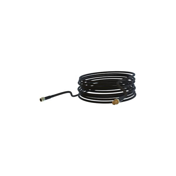 POYNTING - 10m single HDF-195 Low Loss Fire Retardant ECE R118.2 certified, SMA(m) to SMA(f), Black. [A-CAB-094]
