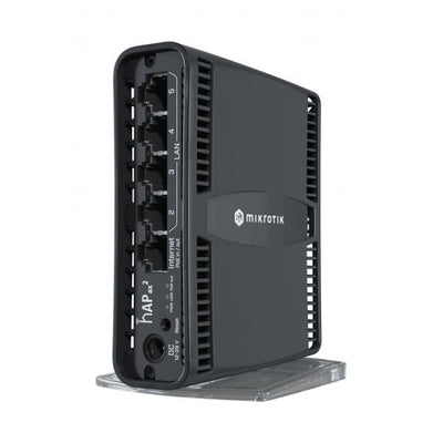 MikroTik, hAP ax with Quad-Core IPQ-6010 864 MHz CPU, 1GB RAM, 5 x Gbit LAN (1 Gbit LAN with PoE OUT), built-in 2.4GHz 802.11ax Dual Chain wireless with integrated antenna, built-in 5GHz 802.11ax Dua [C52iG-5HaxD2HaxD-TC]