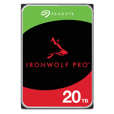 SEAGATE HDD IRONWOLF PRO 20TB 3.5 SATA 6GB/S 7200RPM [ST20000NT001]