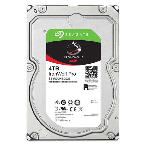 SEAGATE HDD IRONWOLF 4TB 3,5 5400RPM SATA 6GB/S BUFFER 256MB [ST4000NT001]