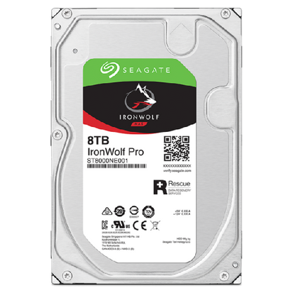 SEAGATE HDD IRONWOLF 8TB 7200 RPM * RICONDIZIONATO * [ST8000NT001_R]