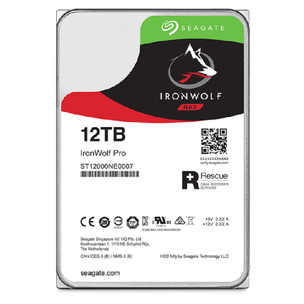 SEAGATE HDD IRONWOLF 12TB 3,5 SATA 600 [ST12000NT001]