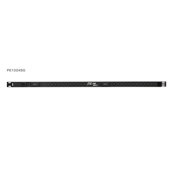 ATEN 24-Outlet 0U PDU with Current & Voltage LCD display, Overcurrent and Surge protection (32A) (24x C13) [PE1324SG-AT]