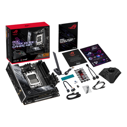 ASUS MB AMD X670E, ROG STRIX X670E-I JUEGOS WIFI DDR5, AM5, MINI-ITX, 90MB1B70-M0EAY0 [ROG ST 