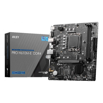 MSI MB H610, PRO H610M-E DDR4, LGA 1700, 2DDR4, 1PCI-Ex16, 1PCI-Ex1, 1M.2, 4SATA3 [PRO H610M-E DDR4]