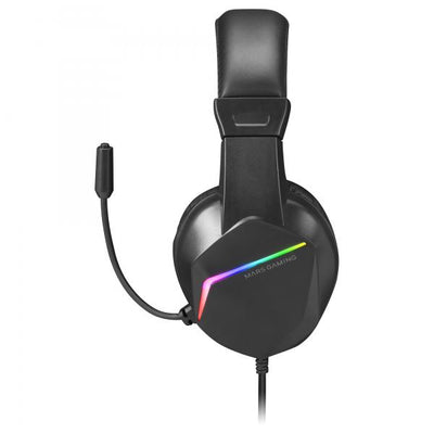 MARSGAMING GAMING CUFFIA+MIC MH122 BLACK RGB PC MAC CONSOLES SAMRTHPONE TAB [MH122]