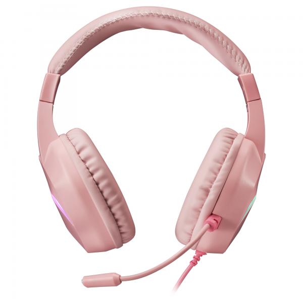 MARSGAMING GAMING CUFFIA+MIC MH122P ROSA RGB PC MAC CONSOLES SAMRTHPONE TAB [MH122P]
