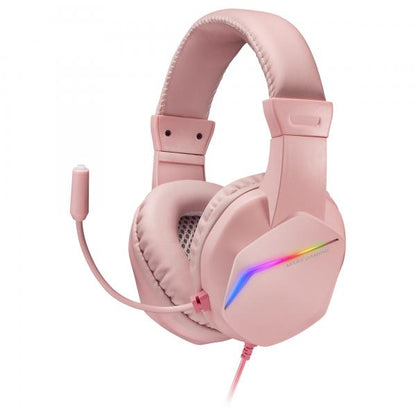 MARSGAMING GAMING CUFFIA+MIC MH122P ROSA RGB PC MAC CONSOLES SAMRTHPONE TAB [MH122P]