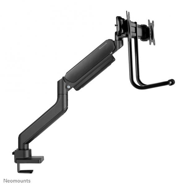 Neomounts NEXT Core Dual Crossbar Monitor Arm - 17-32inch - 1-8 kg/screen - Gas Spring - 180 Degrees -Stop Mechanism - Topfix - Black [DS75-450BL2]