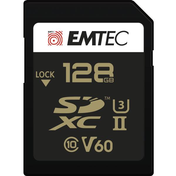Emtec SpeedIN PRO+ 128 GB SDXC UHS-II Classe 10 [ECMSD128GUHS2V60]
