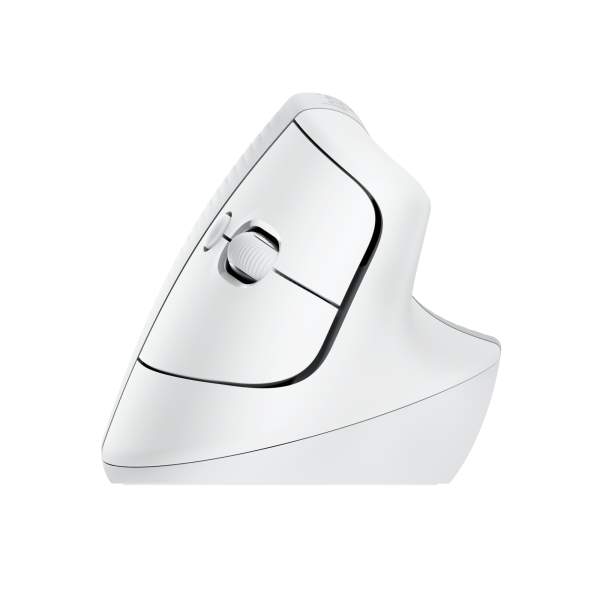 Logitech Lift Vertical Ergonomic Wireless Mouse for Mac - Off White [910-006477]
