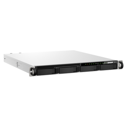 QNAP TS-h987XU-RP NAS Rack (1U) Collegamento ethernet LAN Nero, Argento E-2334 [TS-H987XU-RP-E2334-16G]