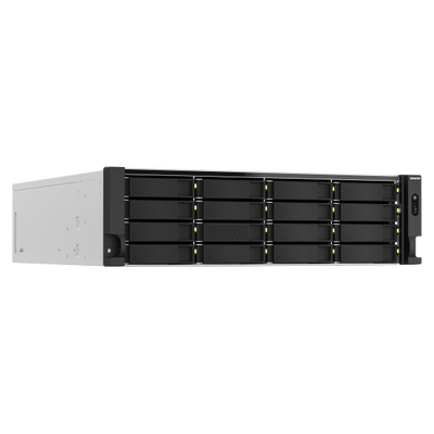 QNAP TS-H2287XU-RP NAS Armadio (3U) Collegamento ethernet LAN Nero, Bianco E-2378 [TS-H2287XU-RP-E2378-64G]