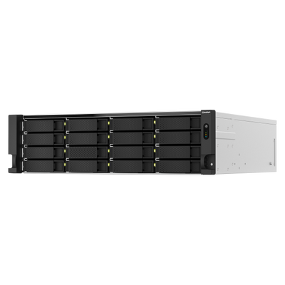 QNAP TS-H2287XU-RP NAS Armadio (3U) Collegamento ethernet LAN Nero, Bianco E-2378 [TS-H2287XU-RP-E2378-64G]