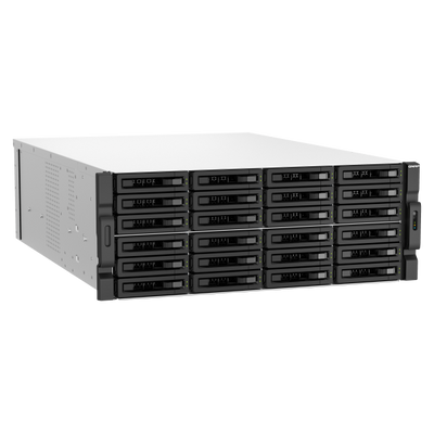 QNAP TS-H3087XU-RP NAS Armadio (4U) Intel Xeon E E-2378 64 GB DDR4 0 TB QuTS hero Nero, Bianco [TS-H3087XU-RP-E2378-64G]