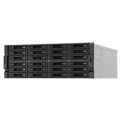 QNAP TS-H3087XU-RP NAS Armadio (4U) Collegamento ethernet LAN Nero, Bianco E-2378 [TS-H3087XU-RP-E2378-64G]