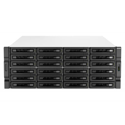 QNAP TS-H3087XU-RP NAS Armadio (4U) Intel Xeon E E-2378 64 GB DDR4 0 TB QuTS hero Nero, Bianco [TS-H3087XU-RP-E2378-64G]