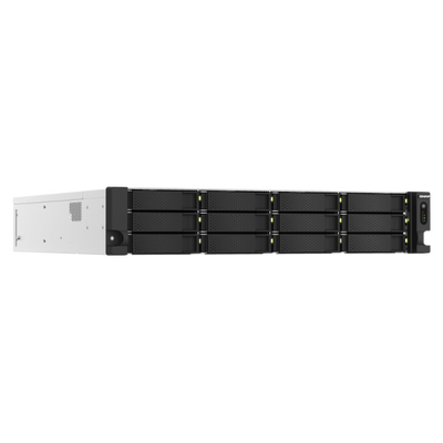 QNAP TS-h1887XU-RP NAS Armadio (2U) Collegamento ethernet LAN Nero, Bianco E-2334 [TS-H1887XU-RP-E2334-16G]