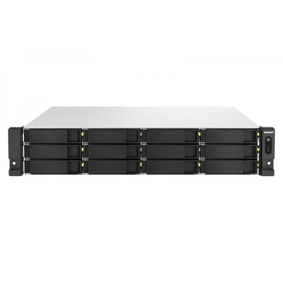 QNAP TS-h1887XU-RP NAS Armadio (2U) Collegamento ethernet LAN Nero, Bianco E-2334 [TS-H1887XU-RP-E2334-16G]