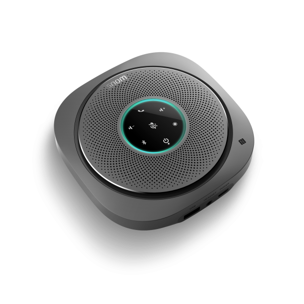 Snom C300 - Personal Conference Speaker con 6 microfoni integrati, batteria 5200mAh e connettività Bluetooth, NFC, USB [00004584]