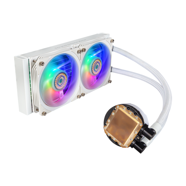 COOLER MASTER HEAT SINK MASTERLIQUID PL240 FLUX WHITE EDITION ARGB LIQUID COOLER HEAT SINK [MLY-D24M-A23PZ-RW] 