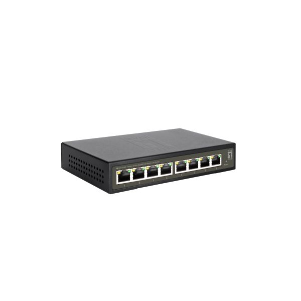 Level One Hilbert 8-Port Gigabit PoE Smart Lite Switch - 802.3at/af PoE - 8 PoE Outputs - 112.8W PoE Power Budget [GES-2108P]
