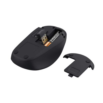 TRUST MOUSE YVI+ WIRELESS MOUSE ECO NERO [24549]