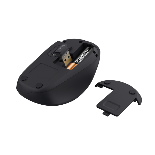 TRUST MOUSE YVI+ WIRELESS MOUSE ECO NERO [24549]
