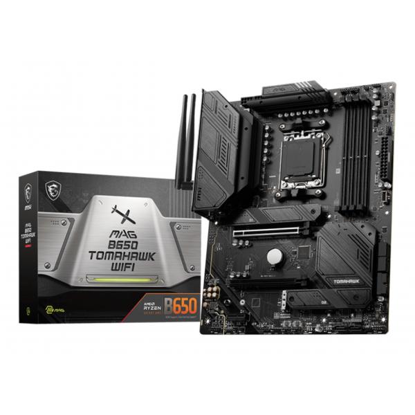 MSI MB AMD B650 GAMING, MAG B650 TOMAHAWK WIFI, AM5, 4DDR5, 2PCI-Ex16, 1PCI-Ex1, 3M.2, 6SATA3 [MAG B650 TOMAHAWK WI]