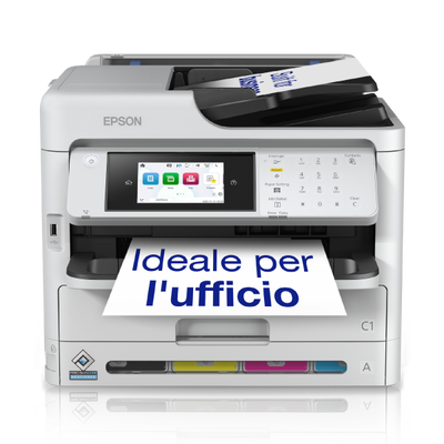 Epson WorkForce Pro WF-C5890DWF - Inkjet Printer - A4 - 4800 x 1200 DPI - 34 ppm - Wi-Fi - White [C11CK23401]