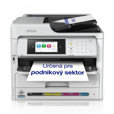 Epson WorkForce Pro WF-C5890DWF - Inkjet Printer - A4 - 4800 x 1200 DPI - 34 ppm - Wi-Fi - White [C11CK23401]