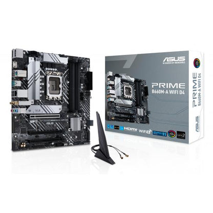 ASUS MB B660, PRIME B660M-A WIFI D4, LGA 1700, DDR4, ALDER LAKE [PRIME B660M-A WD4_SI]